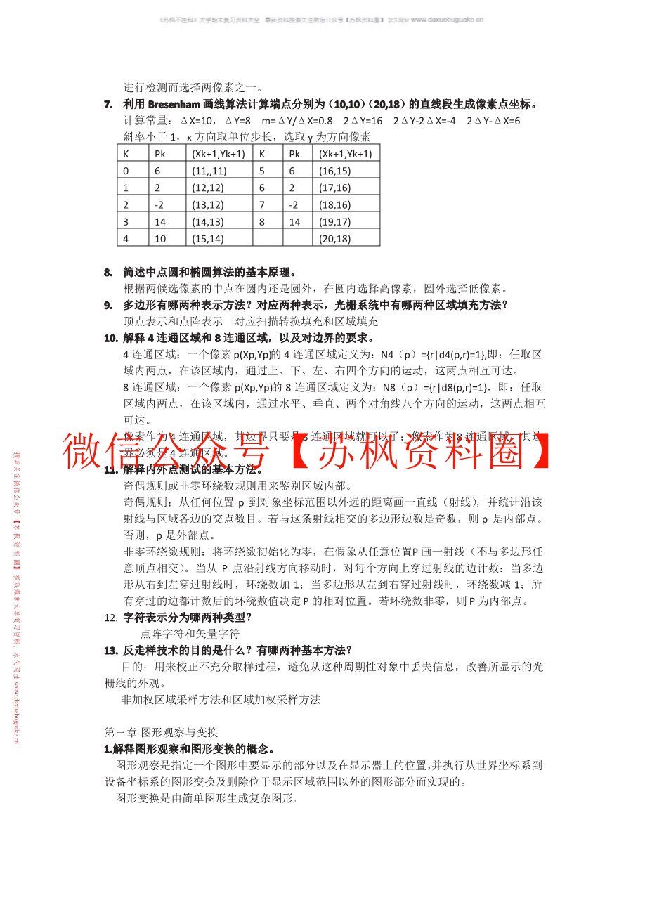 计算机图形学